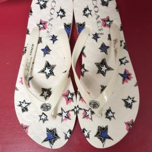 New COACH Abigale Flip Flops